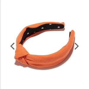 Lele Sadoughi Orange Woven Headband